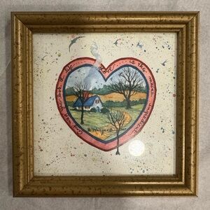 Framed Vintage 1997 D. Morgan "Main Ingredient" Picture